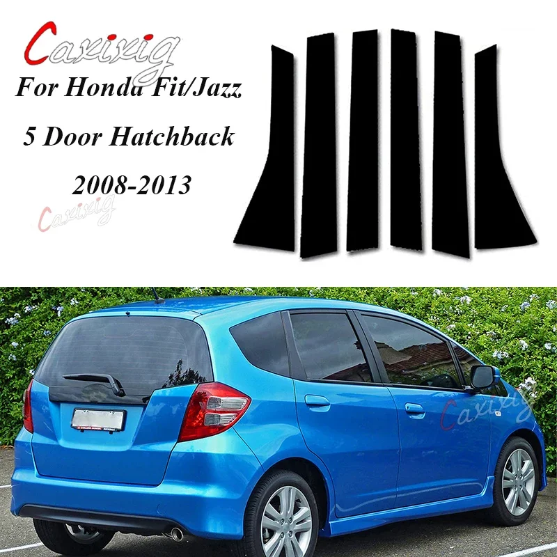 

6 шт./Набор для Honda Fit Jazz 5 Door Hatchback 2008 2009 2010-2012 2013