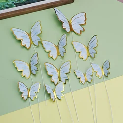 Enchanting Butterfly Cake Topper - Whimsical and Charming (Butterfly A Blue)