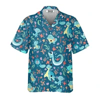 Hawaii Funny Shirt For Men 3d Print Summer Loose Hawaiian Beach Tops Casual Short Sleeve Lapel Blouse Streetwear Male Clothes 1