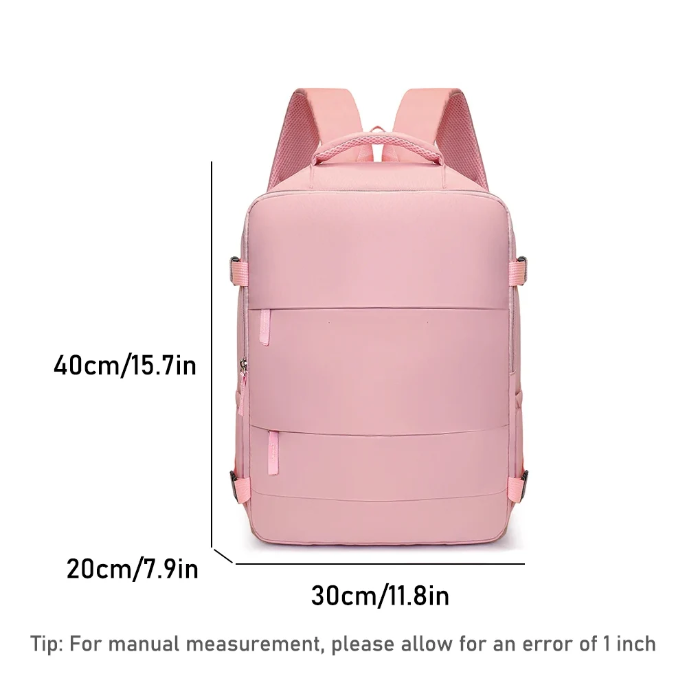 Zaino da viaggio versatile, 180 ° Borsa da viaggio espandibile, borsa con scomparto per laptop per viaggi d'affari e di piacere - immagine 5