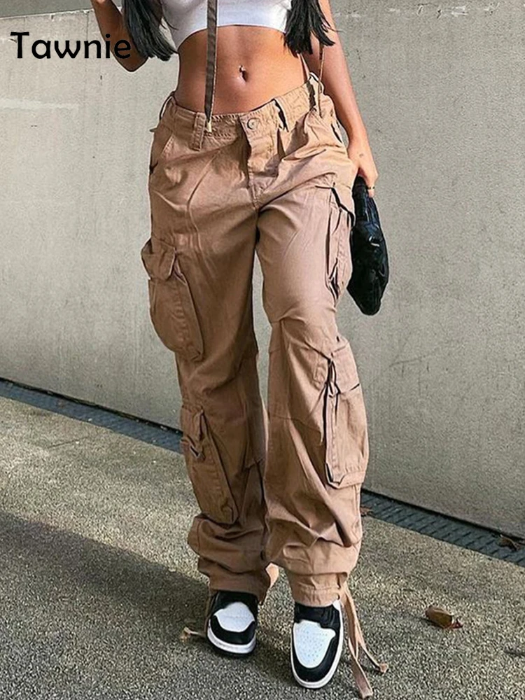 Tawnie Y2K Broek Vrouwen Baggy Streetwear Fairycore Oversized Broek Vintage Casual Losse Joggingbroek|Broek & capris| - AliExpress