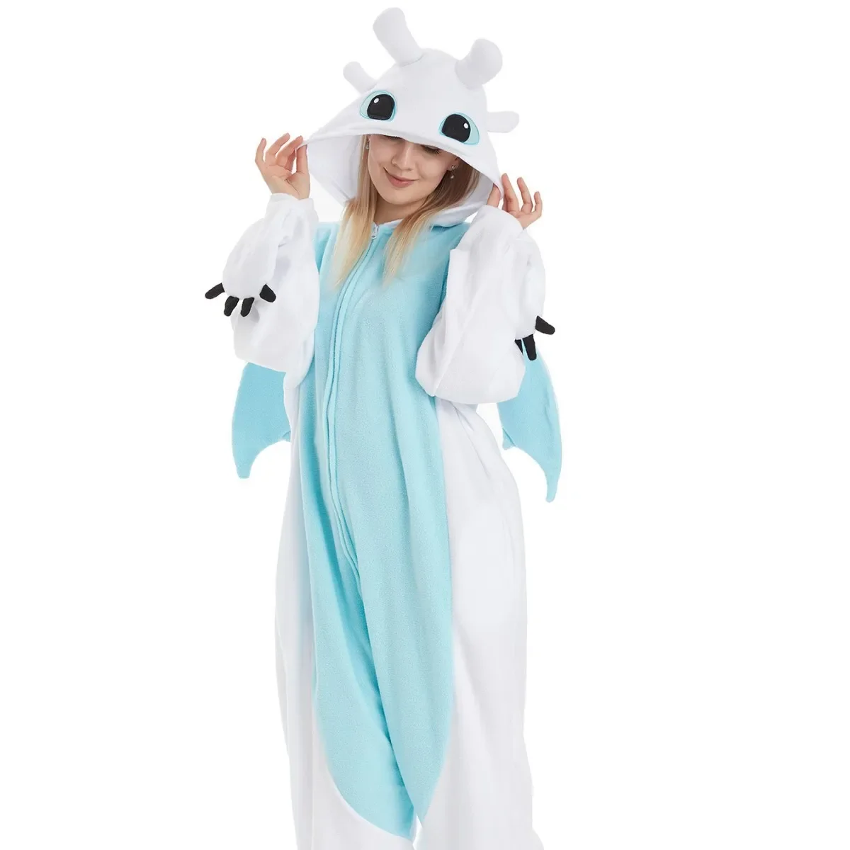 Kigurumi Onesie Cartoon Pajamas For Adult Women Men Animal Pyjamas How to Train your toothless Pajama Dragon Cosplay Costume