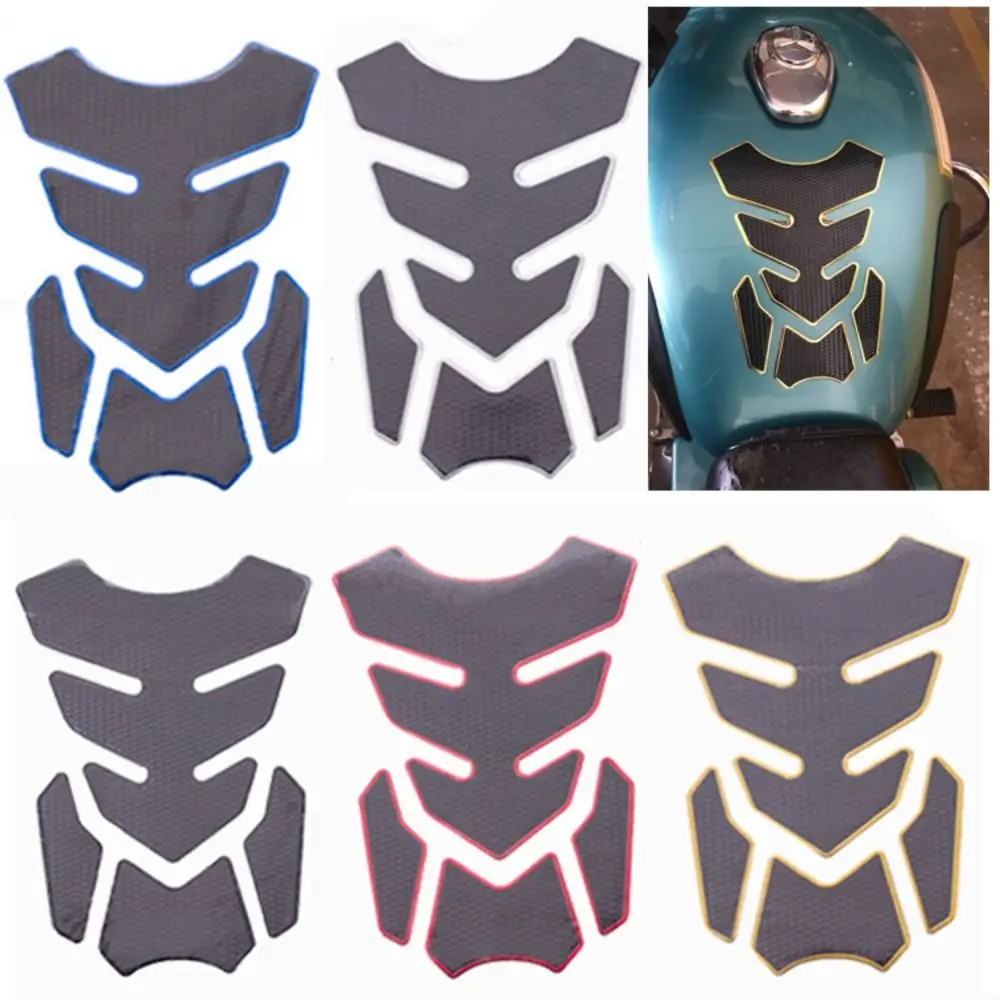 

Universal Motorcycle Fuel Tank Stickers 3D Fish Bone Decals Protector Pad High Quality Car Decoration Modification Accessories