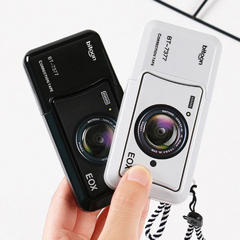 1 pc Camera Correction Tape， Mini Creative Funny Cartoon Cute Alter Tape ， Back To School, School Supplies