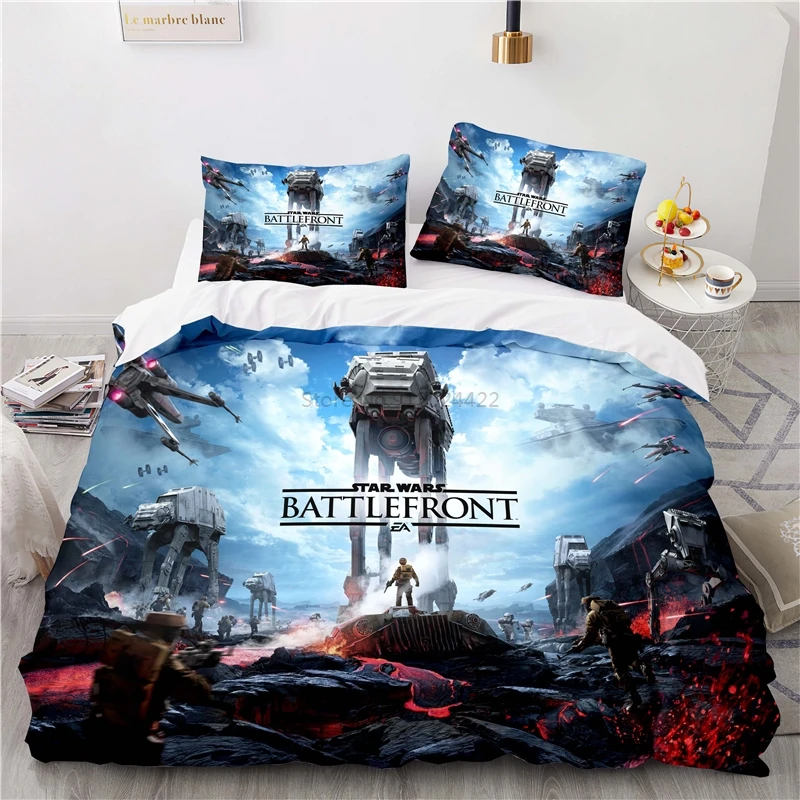 New Star Wars 3d Bedding Set Print Duvet Cover Set with Pillowcase Home Textile Elegant Bedroom Decor Bed Linen Set Dropshipping 