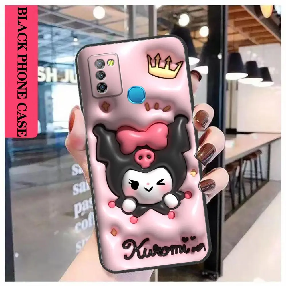 thumbnail image 1 of Funda de Anime Hello kitty K k-kuromi para Infinix, TECNO CAMON 19, 16 ZERO X NEO 20, 8, POVA 4, 2, NEO2, NOTE 30, 12, G96, 11, 10, 8, 8I, 1 of 5
