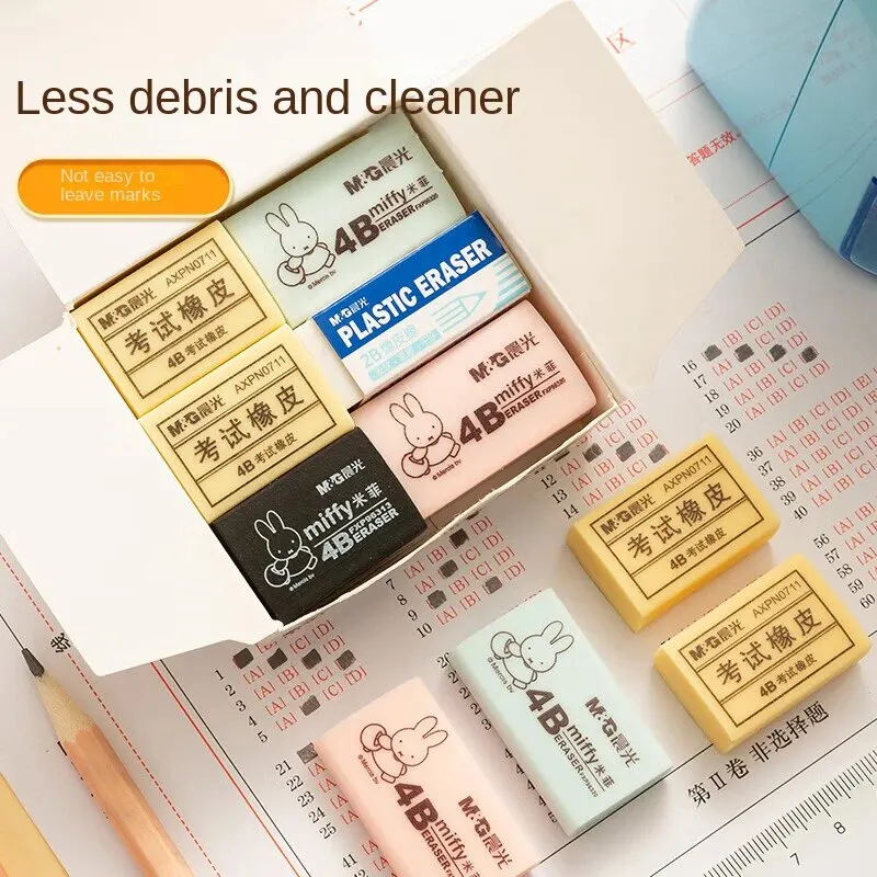 Stationery Eraser 12-piece Combination Pack for Student Art Drawing Examination