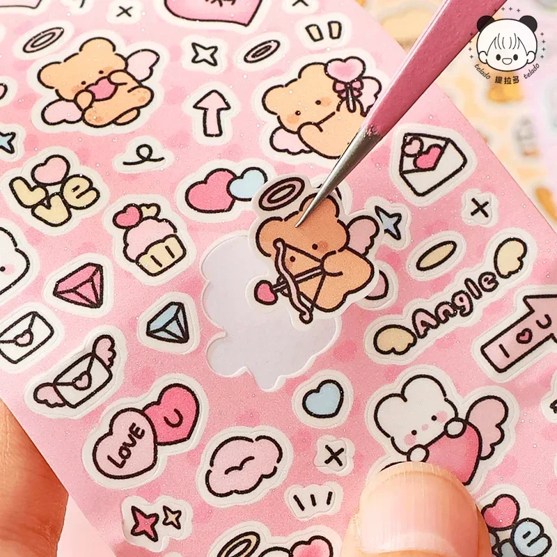 Mr.paper 4style 500cm Graffiti Tape Colorful Adhesive Tape DIY Decoration Craft Projects decoration tape