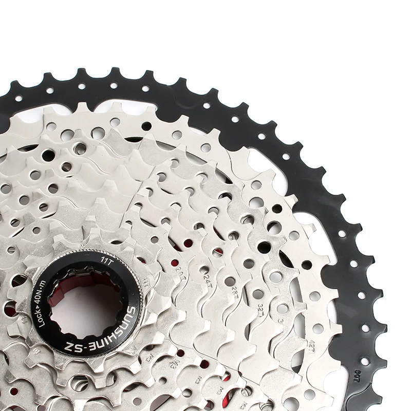 Bicycle Sprocket Gear Bicycle Cassette Bike Freewheel Bike Sprocket Bicycle Parts MTB Bike Cassette 8 9 10 11 12 Speed 11-32/36/40/42/46/50/52T Mountain Bike Freewheel 9V 11V K7 For Shimano