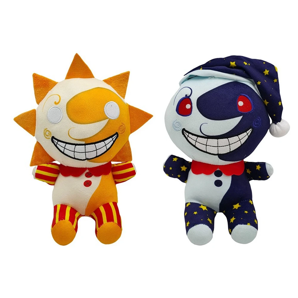 New Fnaf Sundrop Plush Toys Security Breach Sunrise Sundrop FNAF BOSS Sun Moon Joker Plush Toy Game Dolls Child's birthday Gift sanctum breach pc