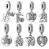 Hot Sale 15、16、18、30、40 Digit Dangle Charm Bead Fit Original 925 Sterling Silver Bracelet DIY Women Fashion Jewelry Gift 1