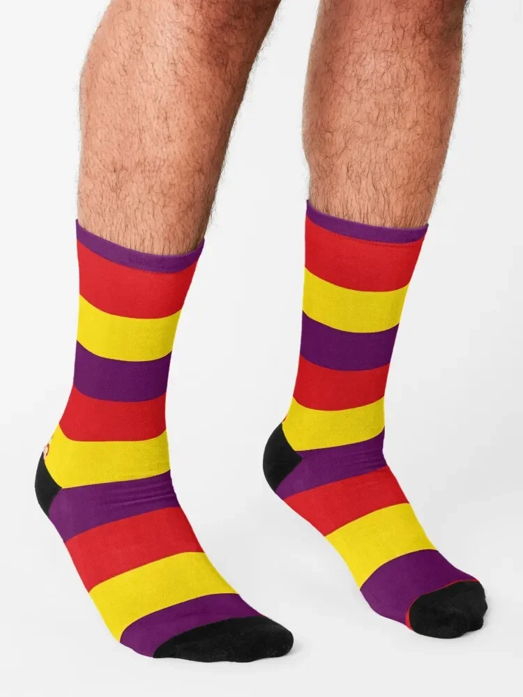 Spanish Republican flag Socks compression stockings for women sports stockings man Ankle socks woman Male sock