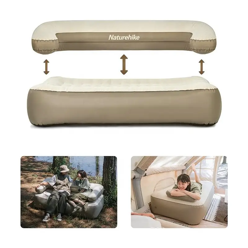 Inflatable Mattress Camping Mattress Naturehike outdoor camping glamping Portable Inflatable sofa bed double seat air sofa