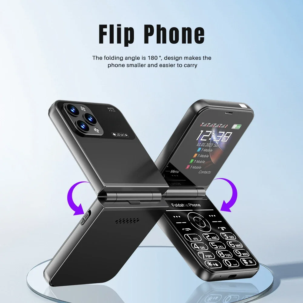 

Folding flip phone button for elderly mobile phones 2G 2.6inch