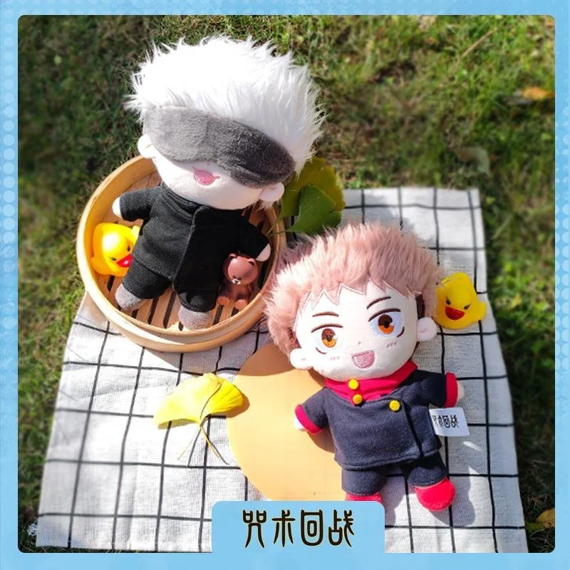 

Anime Jujutsu Kaisen Minidoll Cosplay Satoru Gojo Dolls Puppets Itadori Yuji Plush Doll Can Be Changing Coth