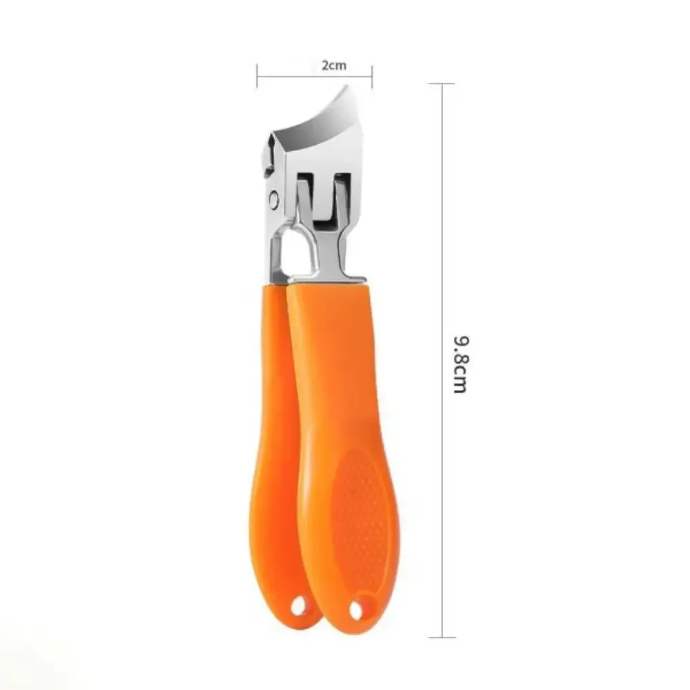 New Anti-splash Nail Clippers Diagonal Pliers Large Size Nail Scissors ABS Toenail Cutter Thick Hard Nail