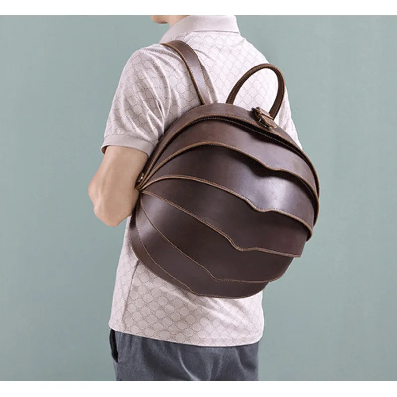 Style Shoulder Backpack Genuine Leather Bag Handbags For Women Casual High-Quality Messenger Versatile Luxury Female Crossbody