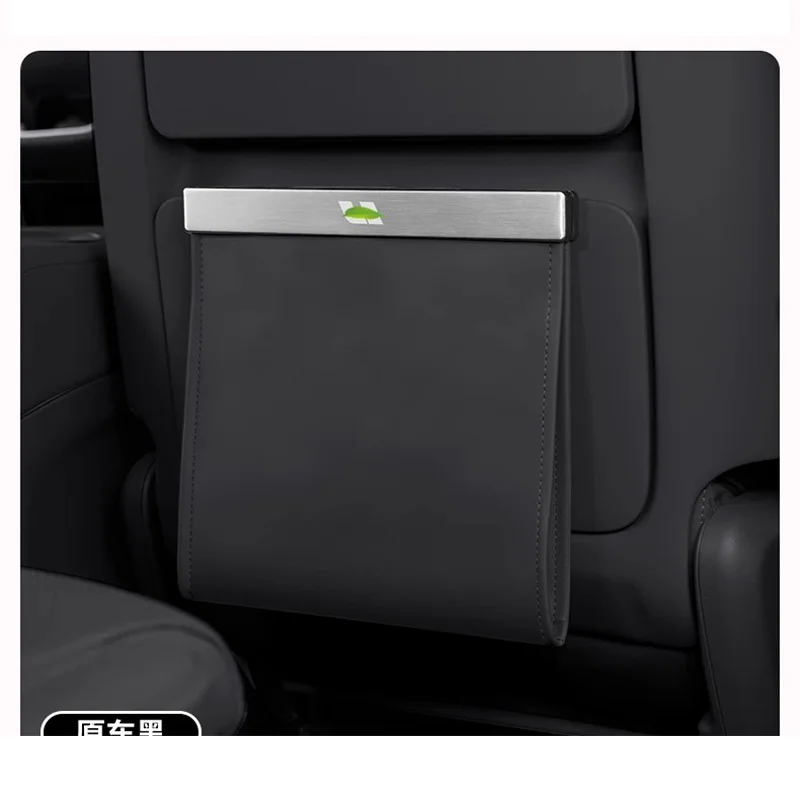 Interior Car Seats Car Trash Cans Orange Leather Accessories Suitable for Leading Ideal LiXiang L7 L8 L6 L9