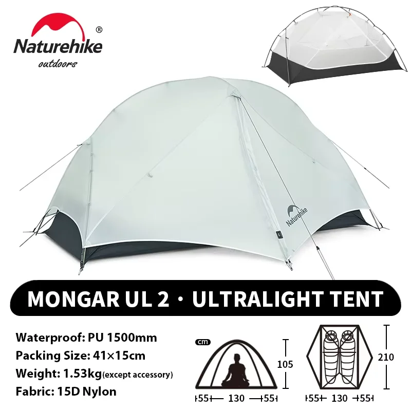 Naturehike Mongar 2 2人用テント 登山 キャンプ 軽量 UL nk-mg-20d-gr-5.jpg