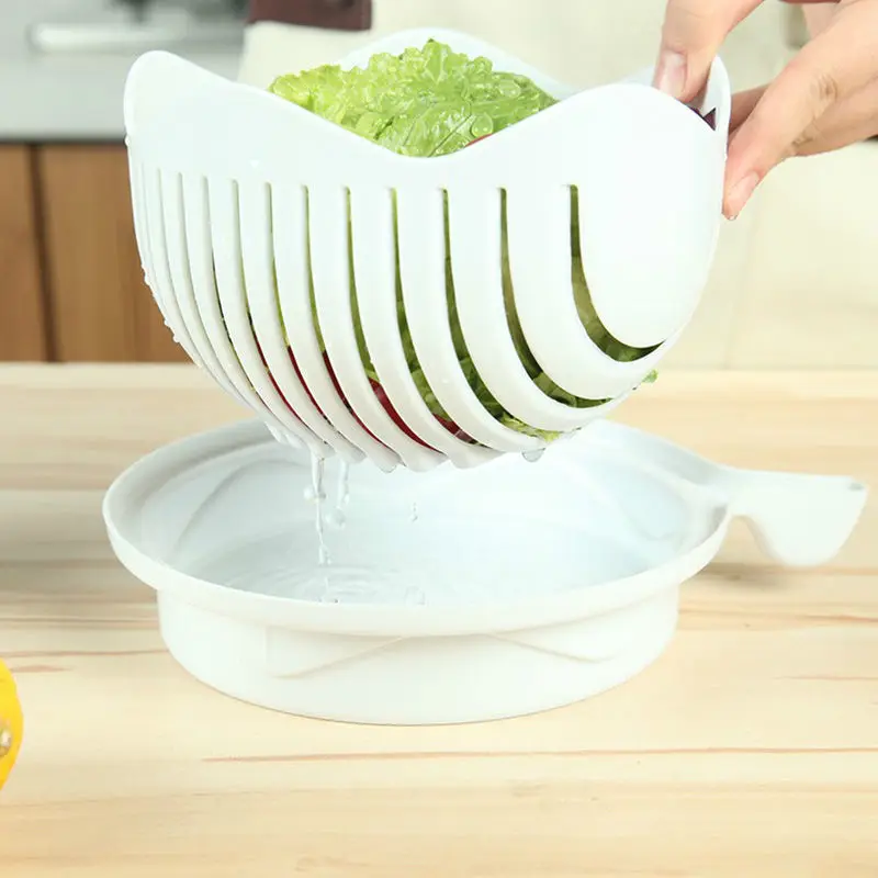 Multicolor Plastic Salad Cutter Bowl, For Multipurpose Use