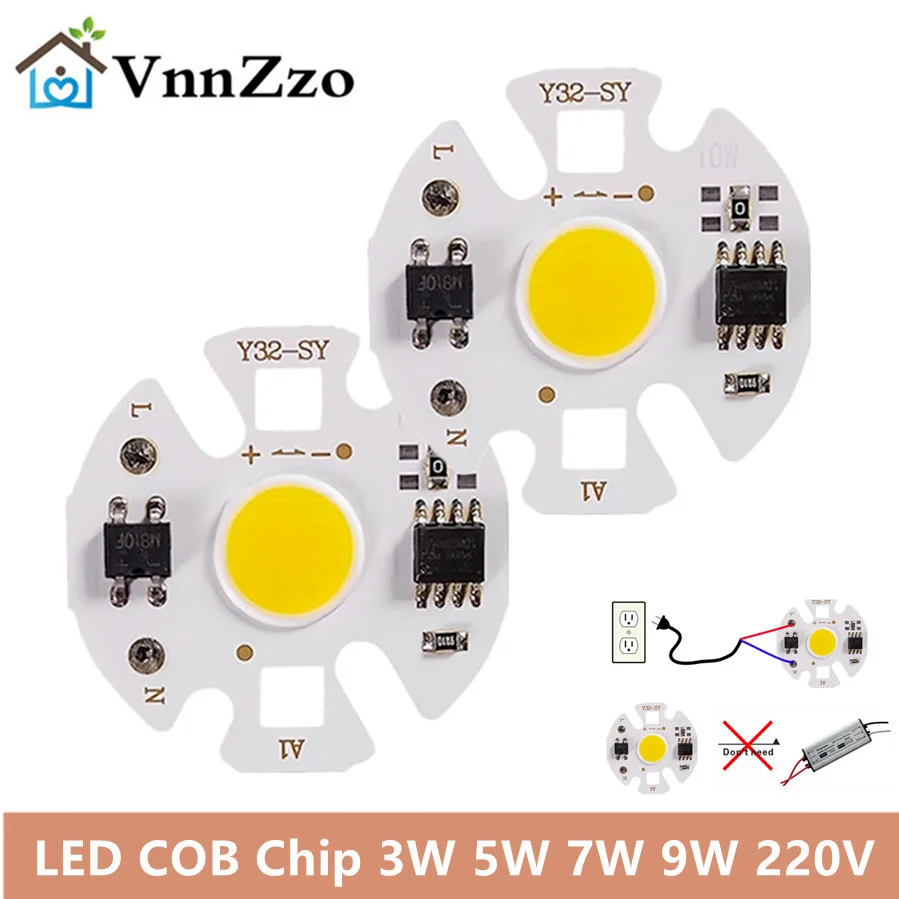 Y32 Led Chip 220V Mini COB LED Matrix Beads Chip 3W 5W 7W 10W 12W Not Need Driver Diode Beads For Floodlight Spotlight бокорезы mini 130 мм matrix 17814