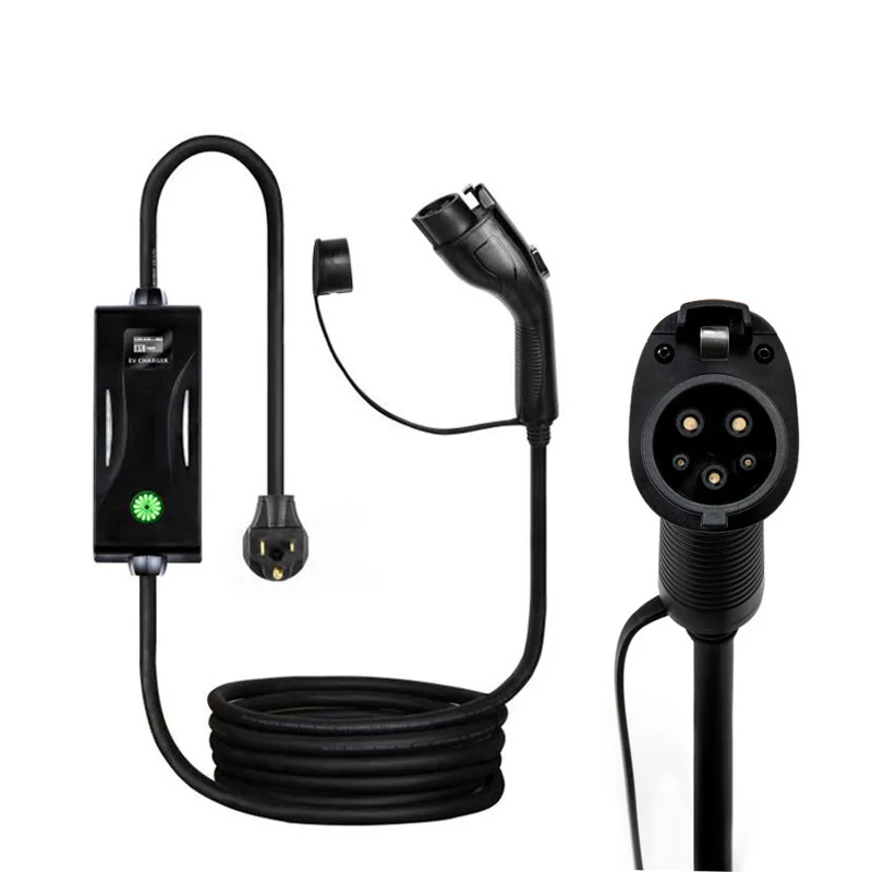 

1 Phase 240V Portable Evse sae j1772 Car ev charger 32a