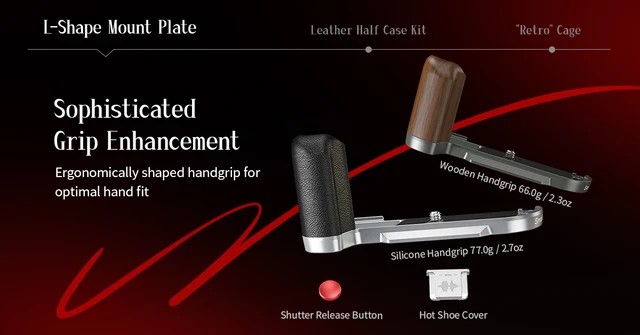 Impugnatura A L SmallRig Per Fujifilm X-T50 - Con Pulsante Di Scatto, Piastra Arca E Copertura Hot Shoe