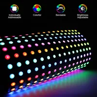 Panneau numérique Flexible adressable individuellement, 1 à 5 pièces, WS2812B, WS2812 8x8 16x16 8x32, Module de pixels Led, écran matriciel DC5V 6