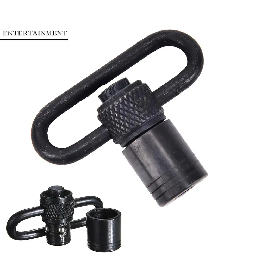 

1PC Metal Quick Detach Release Sling Swivel Mount Ring Stud Swivel Mount Carabiner Pattern Knurled Strap Buckle Adapter