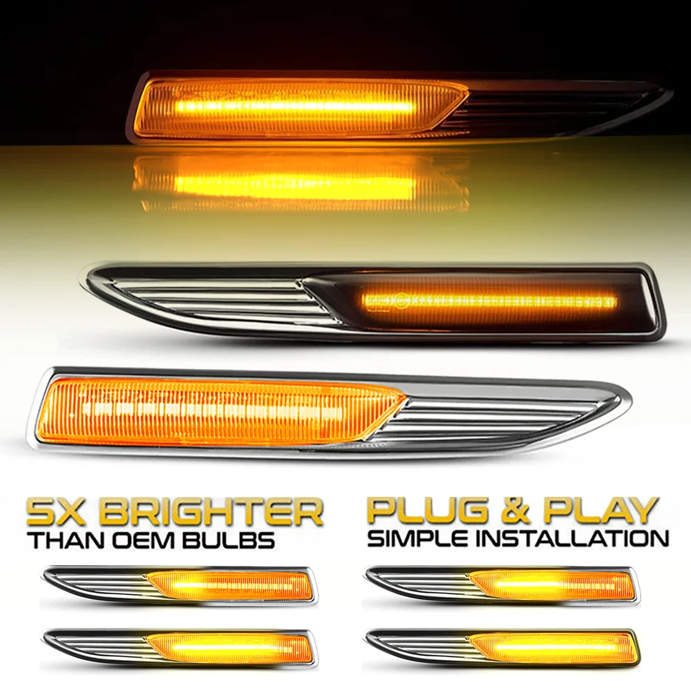 

2 шт., динамические боковые габаритные огни для хэтчбека Ford Mondeo Mk4 Estate 2007-2015