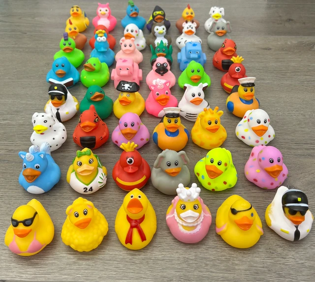 Cute Rubber Duck Assorted Duck Bath Toys Kids Shower Bath Toy Gifts Baby  Birthday Party Gifts Decorations - AliExpress