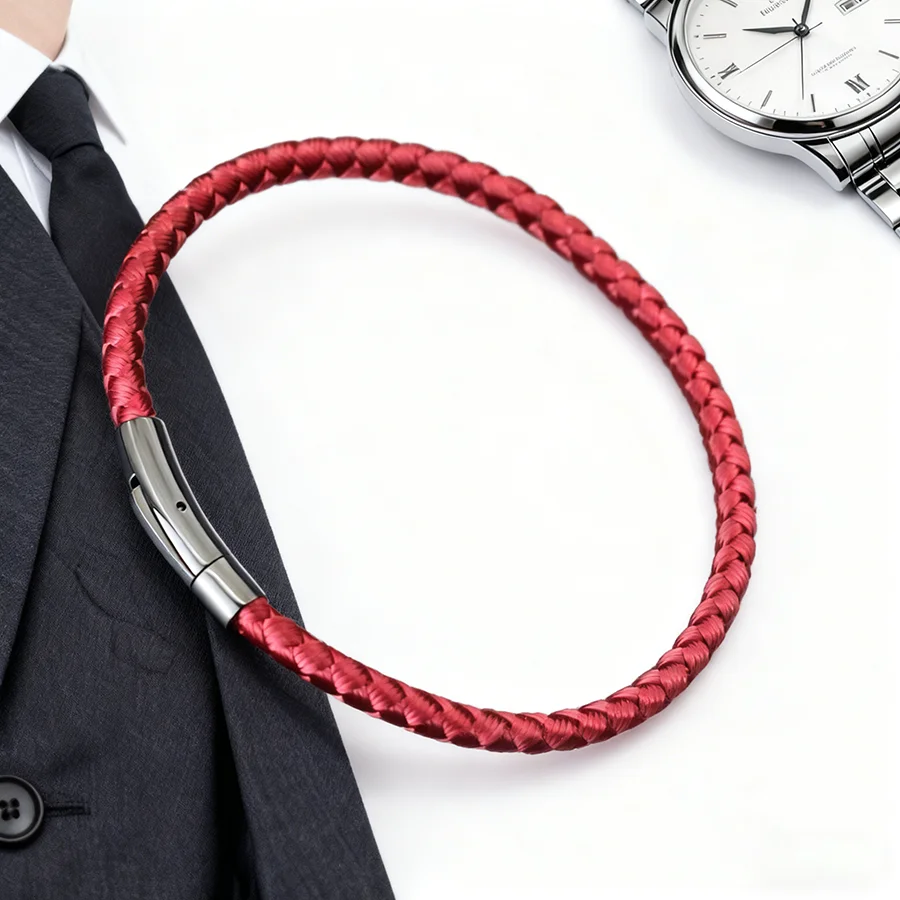 Stainless Steel Buckle Men Bracelet