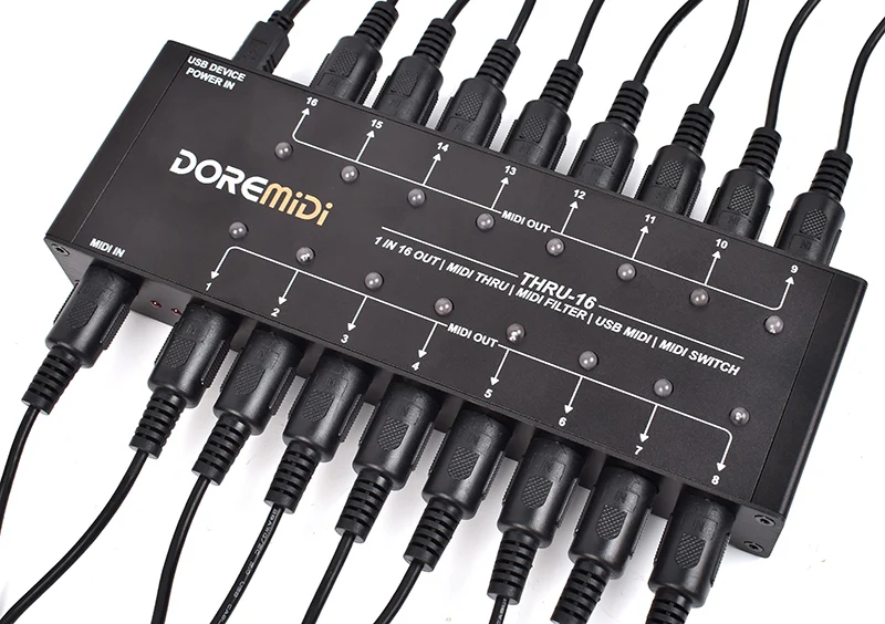 MIDI THRU-16 Box Filter&Switch Controller DOREMiDi
