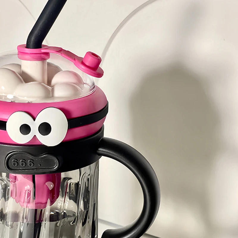 Large Sport Water Bottle With Tea Infuser Straw Cover Cap Drink Bottle 1200ml