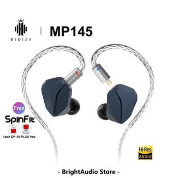 Hidizs MP145 초대형 평면 마그네틱 HiFi 인이어 모니터, 고해상도 오디오 음악 이어버드