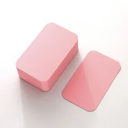 Assorted Color Retro Style Double - Sided Kraft Paper DIY Card Set - Perfect for Postcards, Gifts, Greetings, Invitations, and Notes (100/50/20PCS) (Pink)