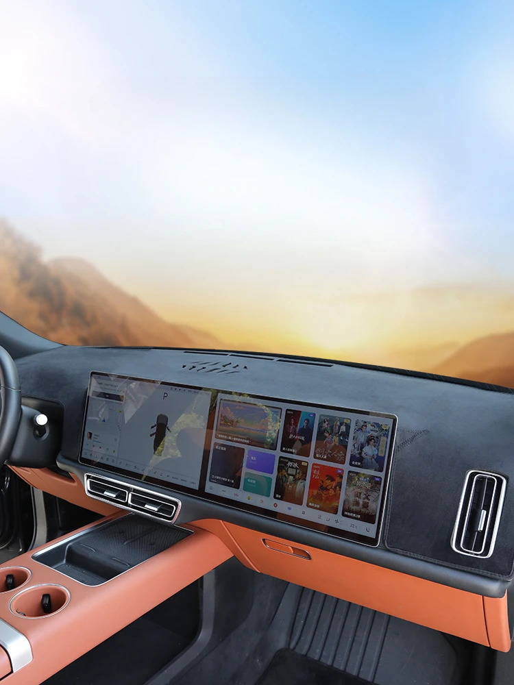 

Чехол для приборной панели автомобиля Lixiang L7 L8 L9, солнцезащитный козырек, анти-УФ-фланелевый коврик для центральной консоли, защитный коврик, аксессуары для интерьера автомобиля
