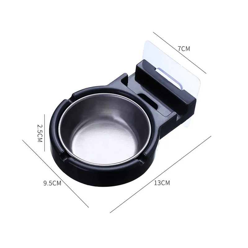 Portable Ashtray Stainless Steel Pocket Smoke Holder