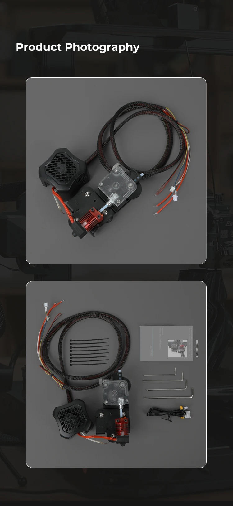 Fluxo, Hotend Upgrade, Impressora 3D para Ender-3 V2 e Ender-3 Pro, Novo