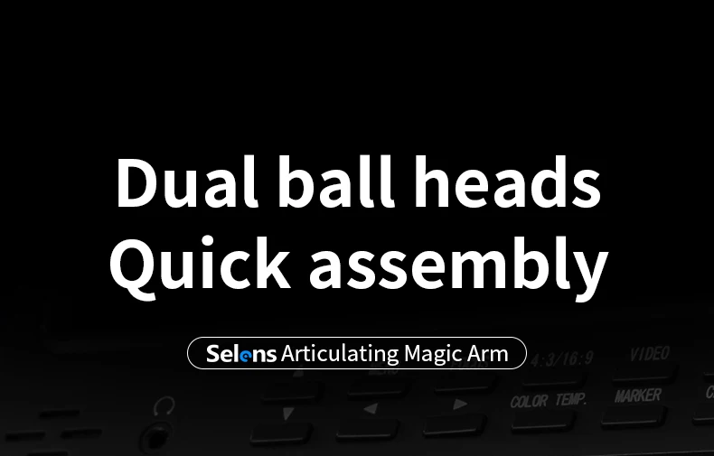 Butterfly Gimbal Ball Head Plate Articulating Magic Arm Handheld Anti-Shake Stab