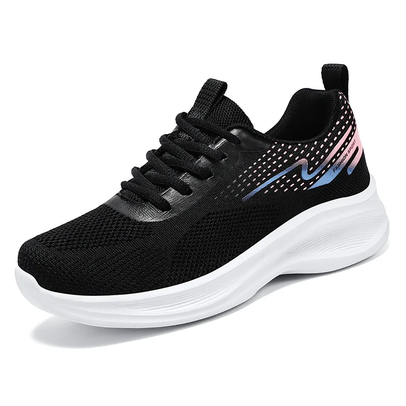 Sports Shoes For Women 2023 Spring White Breathable Casual Sneakers Summer Breathable Air Cushion Running Shoe Zapatillas Mujer