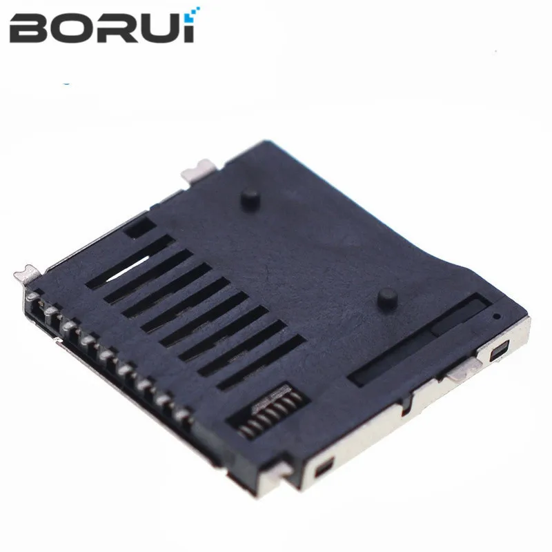 Push-Push Type TF Micro SD Card Socket Adapter Automatic PCB Connector 10PCS micro sd card connector