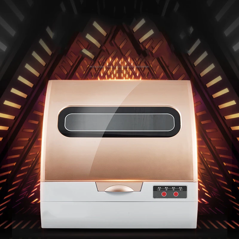 Mini Portable Table Automatic Dishwasher Hotel Independent Home Restaurant Kitchen Dishwasher 510 * 460 * 505mm 4
