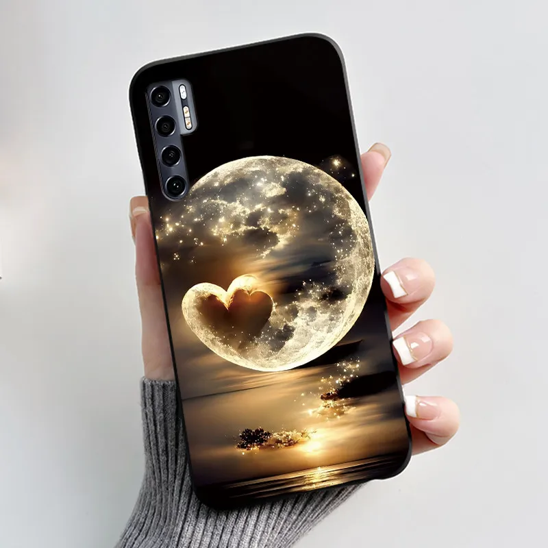 Stylish Shockproof Protective Phone Case with Fashionable Flower Pattern - Soft Black Cover