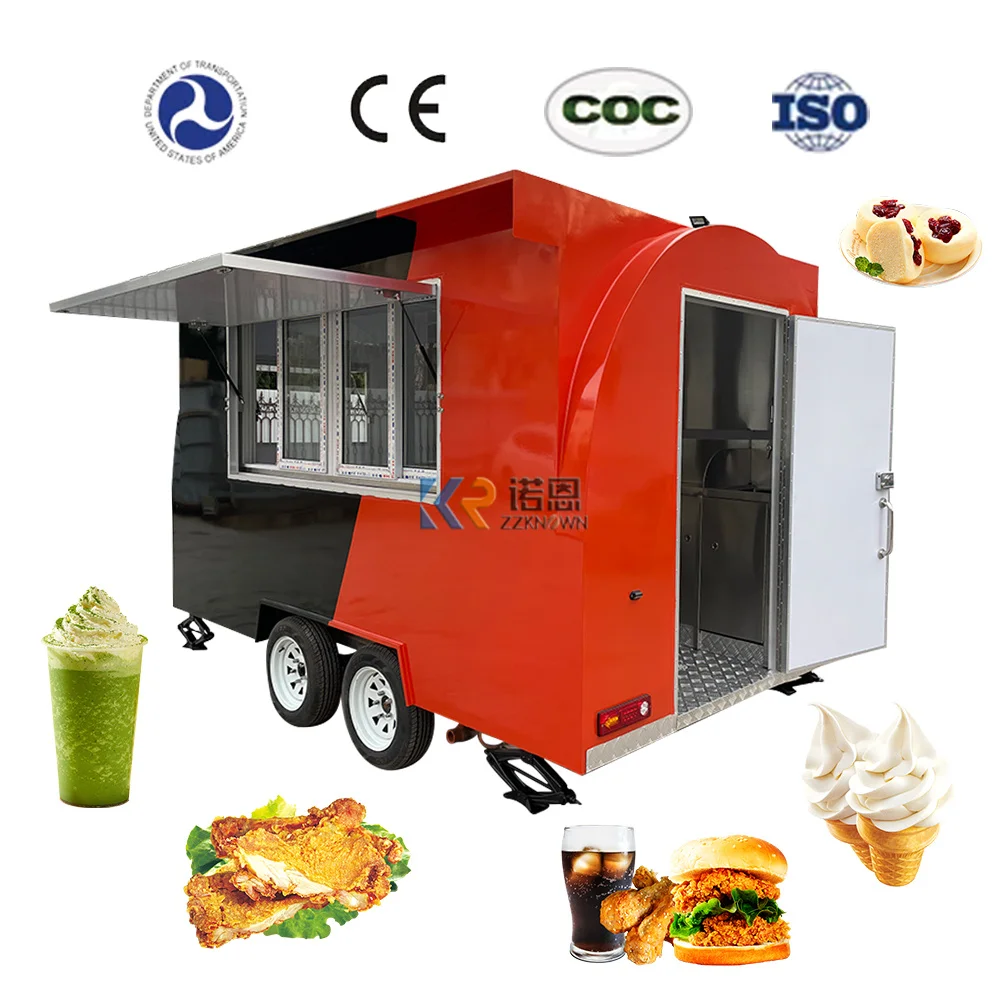 Ce Approved Snack Mobile Food Trailers With Equipments Fully Equipped Food Truck Trailers with Full Kitchen Equipment carbon steel jewelry pliers tools flat nose pliers with snipe covers for jewelry diy making tool equipments 142x98x10mm f80