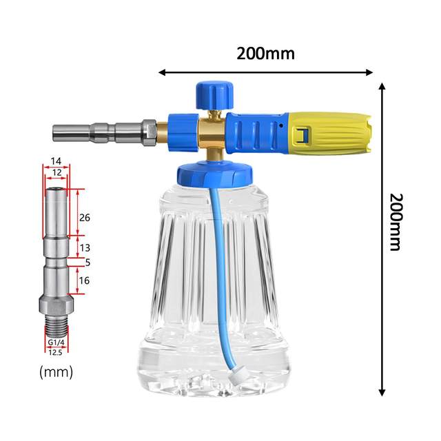 Car Wash Foam Pressure Sprayer Car Washing Tool for Outdoor Home Garden