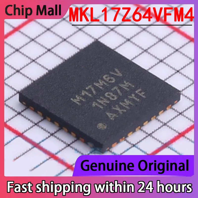 

1PCS New MKL17Z64VFM4 Packaged QFN32 Microcontroller (MCU/MPU/SOC) Original Stock