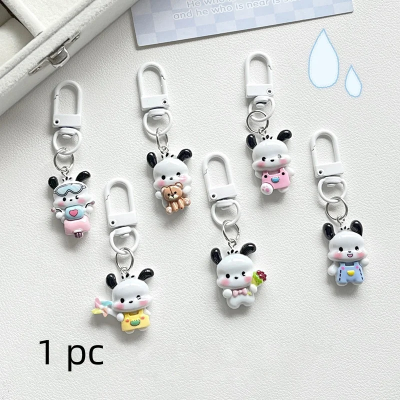 

Брелок для ключей Sanrio, мультяшный милый периферийный кулон, аксессуар для школьной сумки, подарок на день рождения