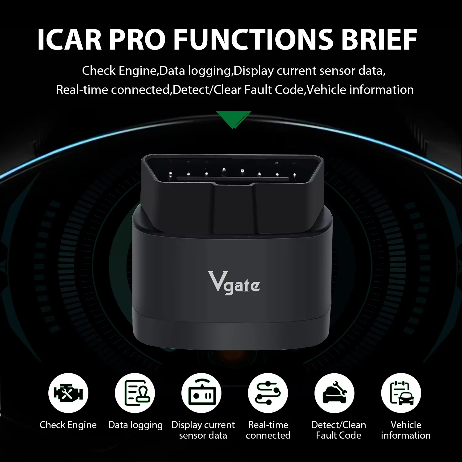 2025 NEW Vgate iCar Pro 2S ELM327 Bluetooth 5.3 V2.3 Car OBD Scanner Upgraded EV Auto Diagnostic Tool BimmerCode for IOS Android 3