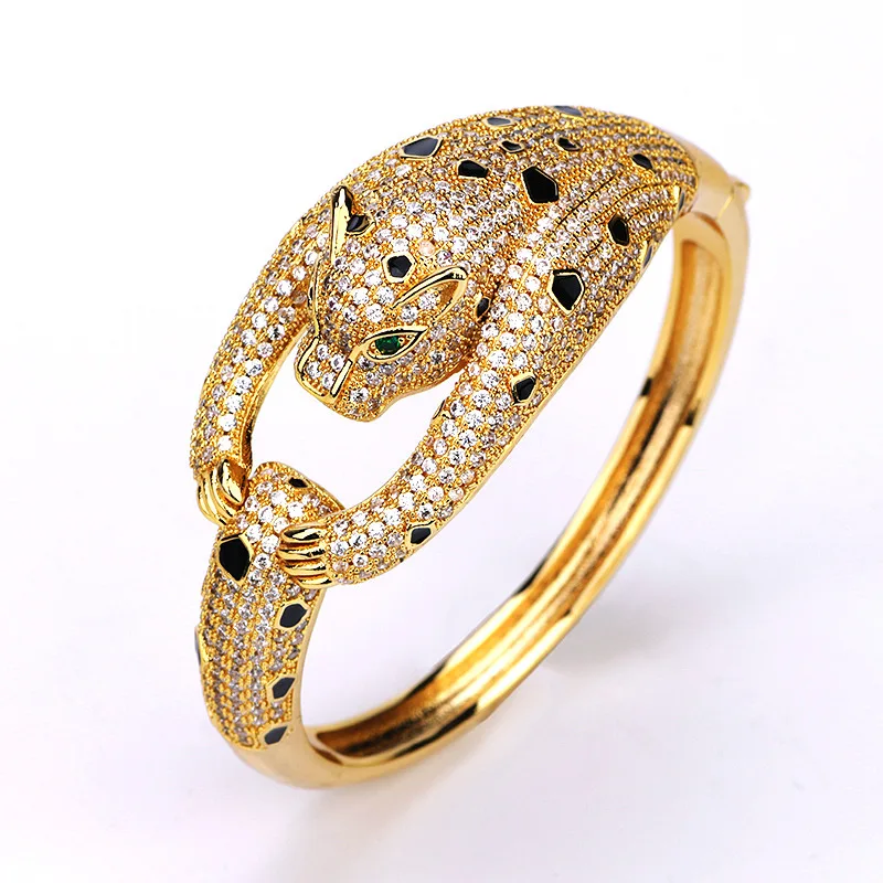 الأزياء الفاخرة ليوبارد الهندسة مكعب الزرون المشار...